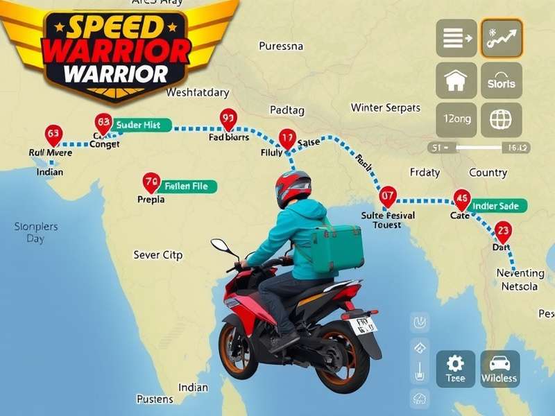 Parcel Speed Warrior Indian localization features showing festival events